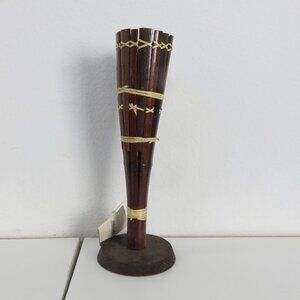 Bamboo Wooden Vase